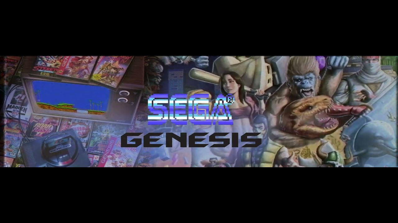 Sega Genesis Launchbox Platform Marquee Video