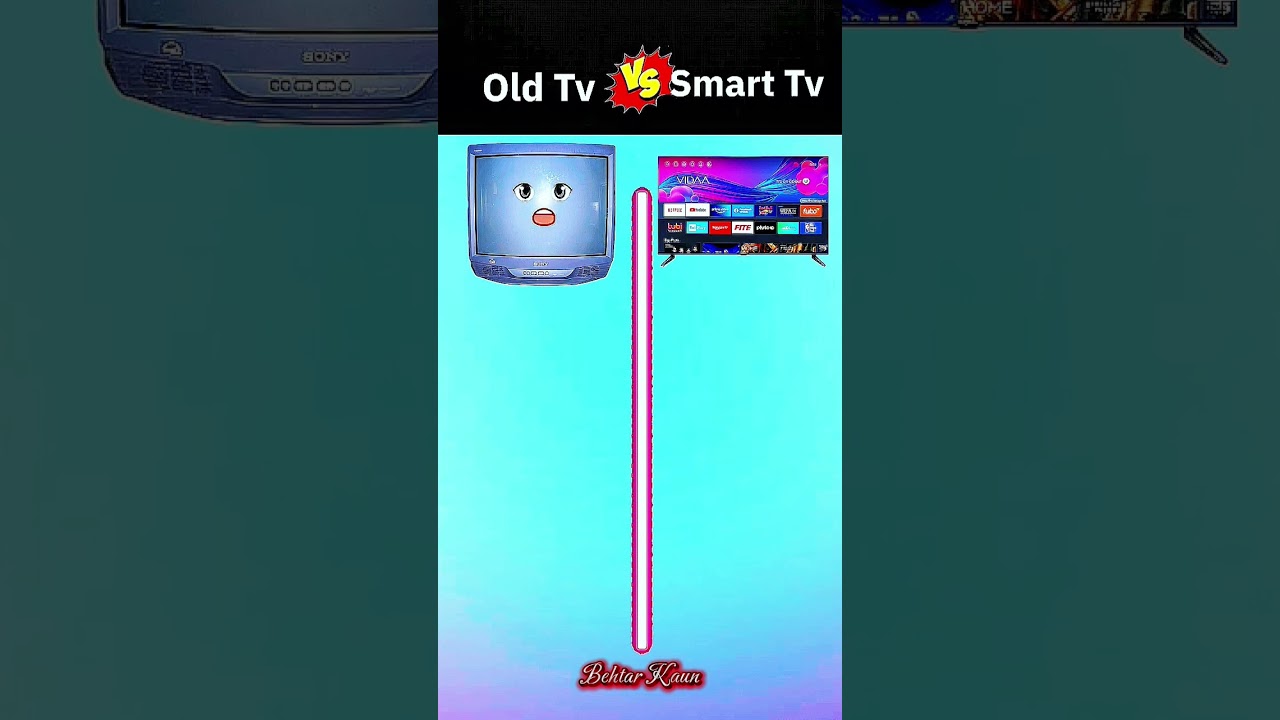 Old Tv vs Smart Tv 