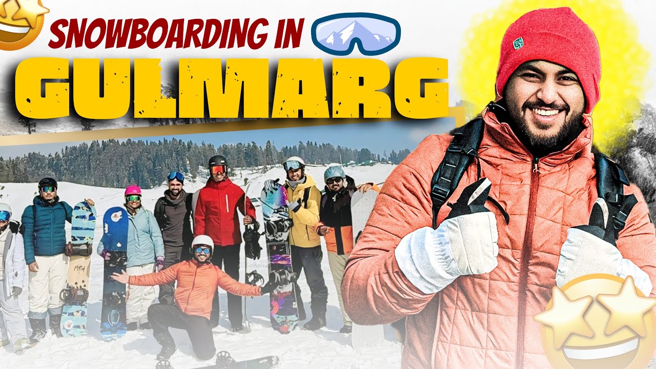 Snowboarding🏂 ಮಾಡೊಕೆ ಓಗಿ ** ಗೊವಿಂದ 😂| Kashmir❄️|📍Gulmarg @sujeethgowdru