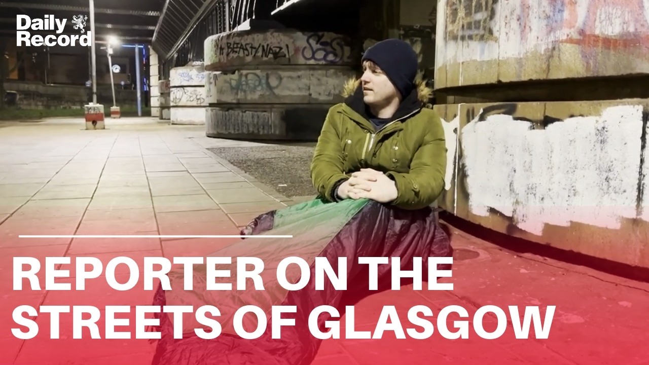 Sunday Mail reporter sleeps rough on Glasgow's streets amid homeless epidemic