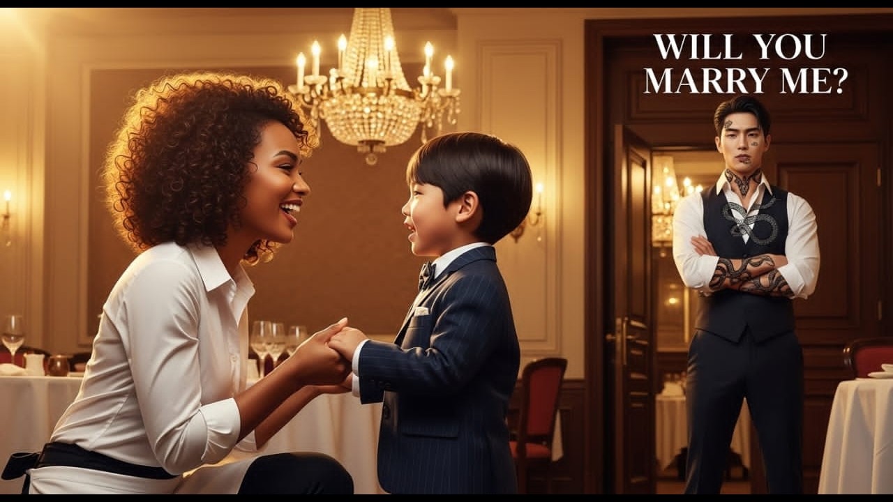  A 6-Year-Old Proposed To A Stranger...Then His Billionaire Father Fell In Love With Her