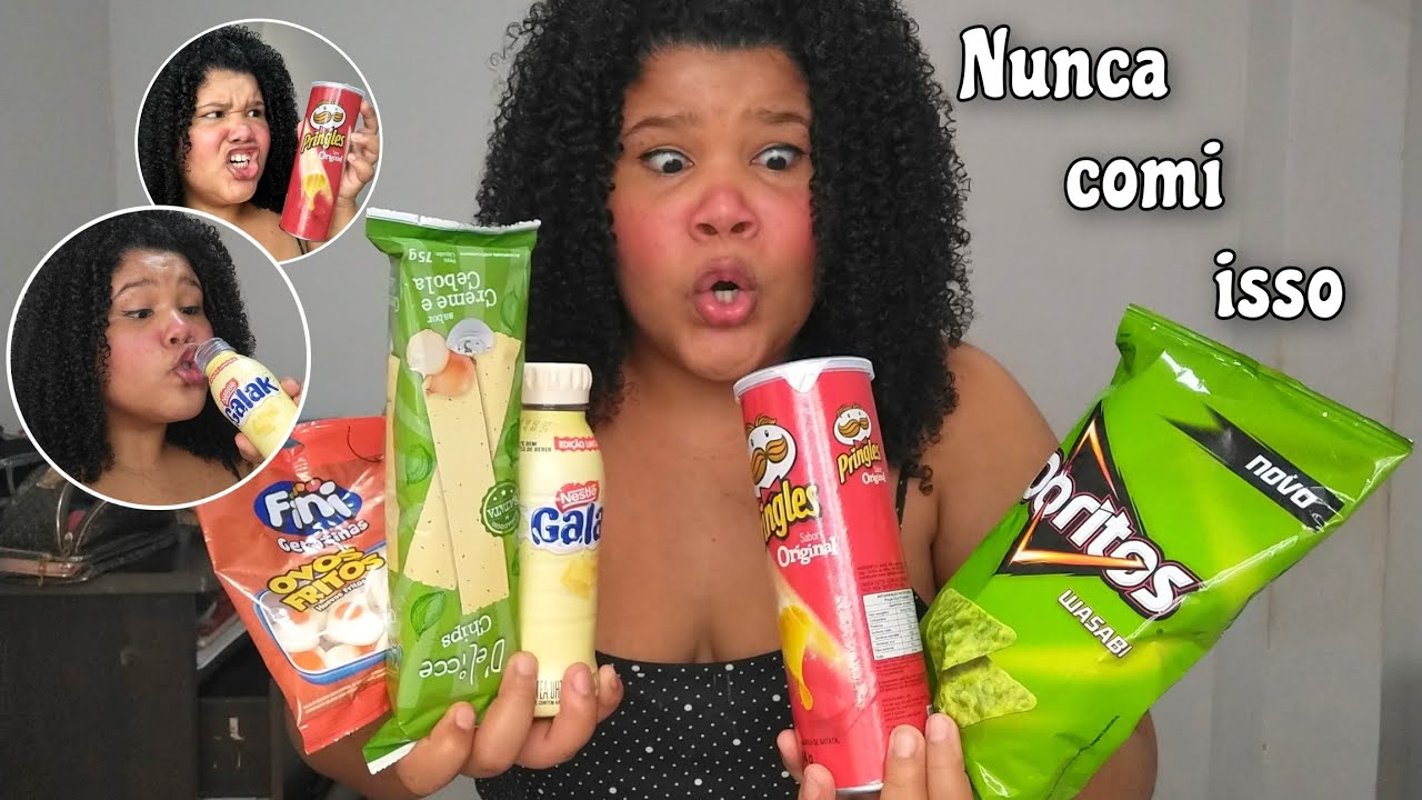 PROVANDO COISAS QUE NUNCA COMI