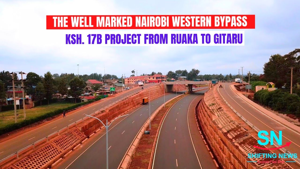 Nairobi Western Bypass Drive Views with No Narration