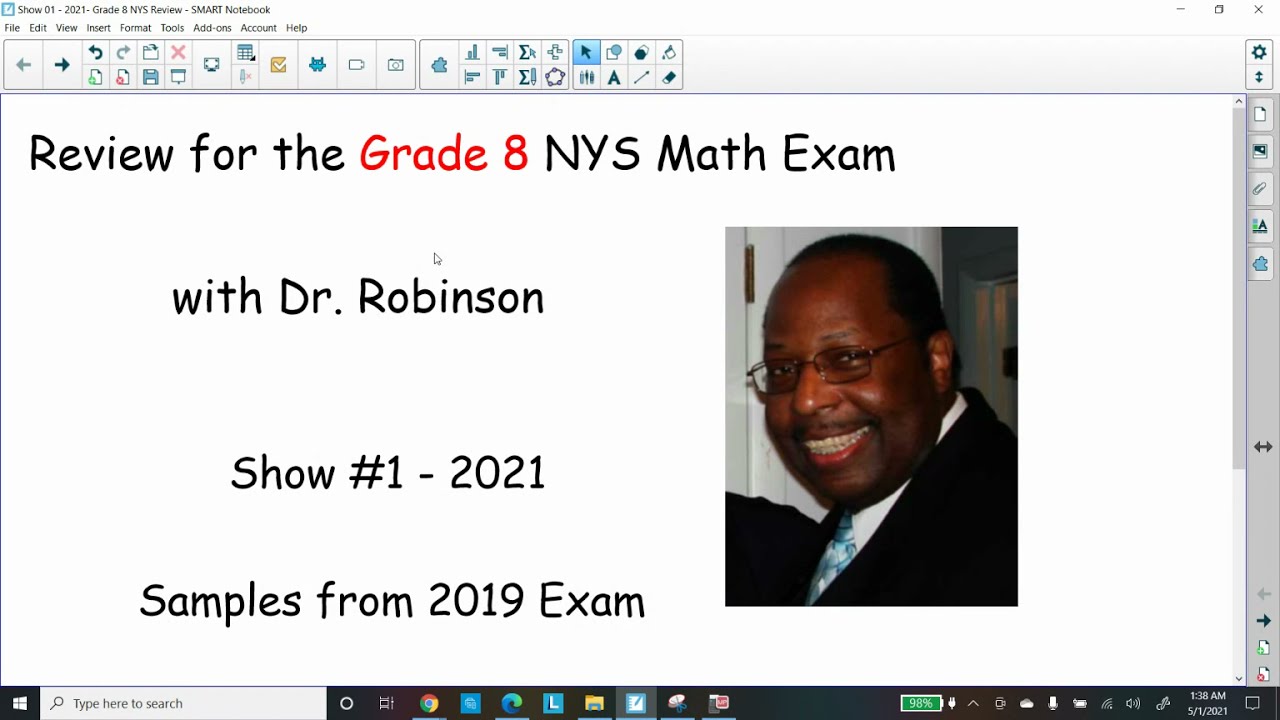 Review for the NYS 2021 Grade 8 Math Exam
