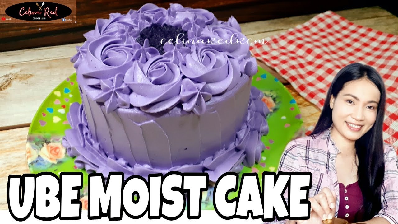 MOIST UBE CAKE RECIPE | Celina Red