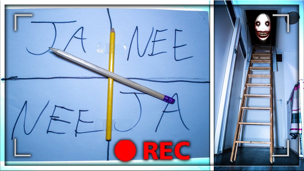 Speel NOOIT CHARLIE CHARLIE Met JEFF THE KILLER Om 3 Uur 'S NACHTS! *Hij Is In Mijn HUIS!*