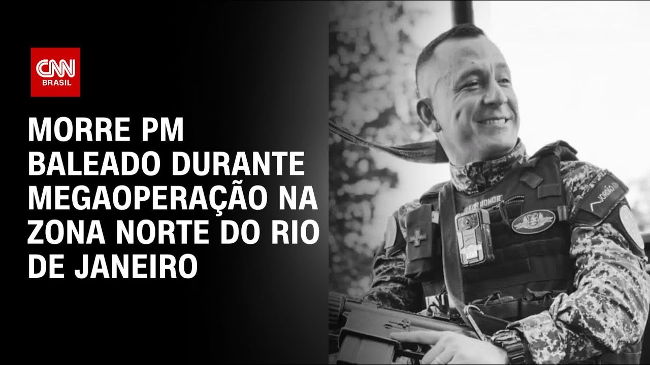 Morre PM baleado durante megaoperação na zona Norte do Rio de Janeiro | CNN 360°