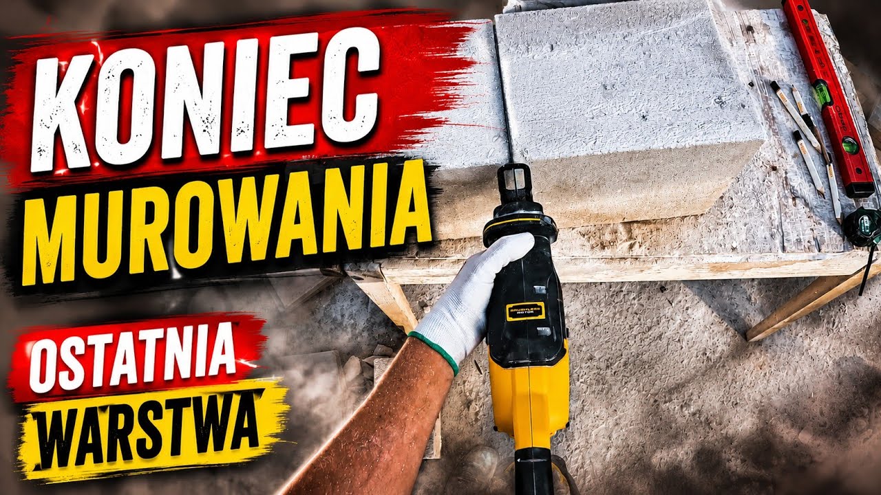 45.  Murujemy ostatnią warstwę ścian