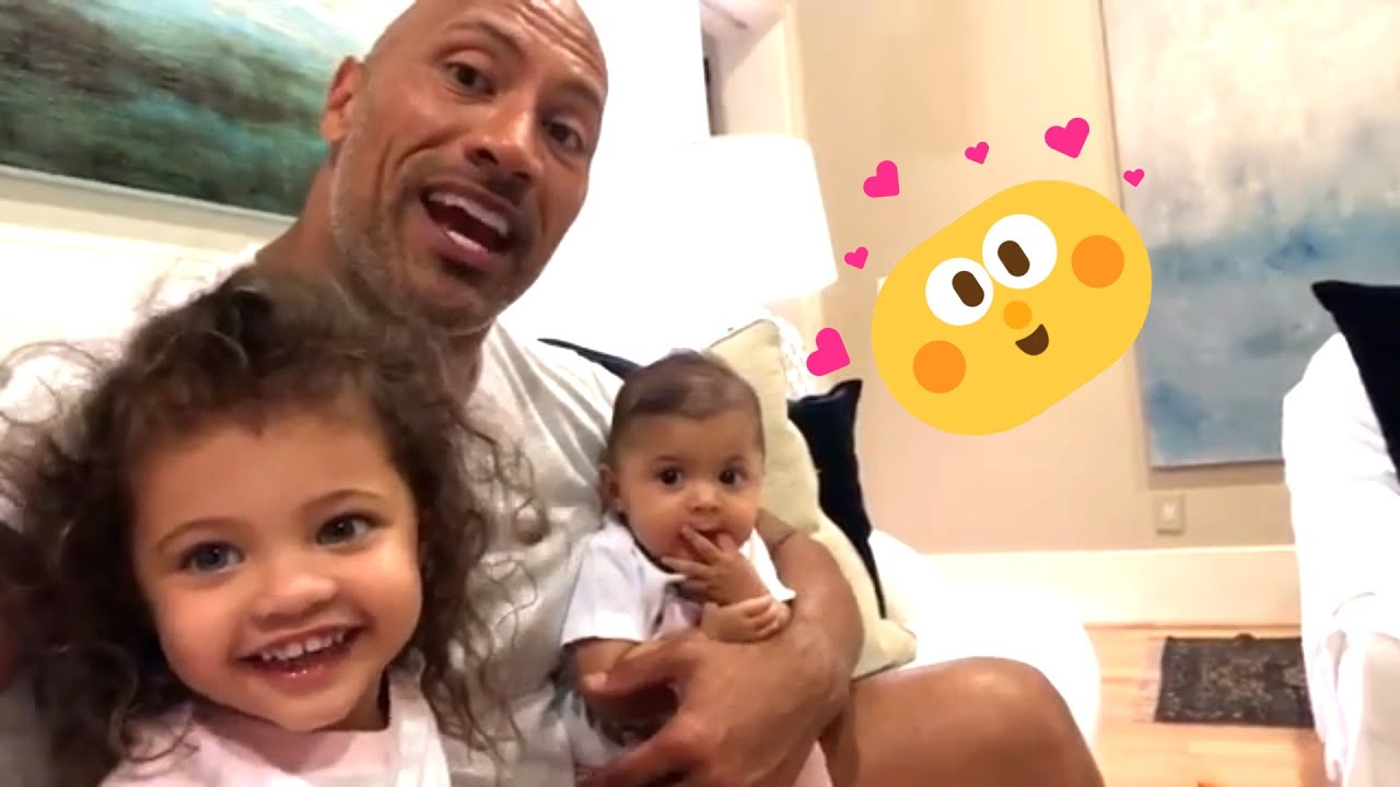 Dwayne Johnson ''THE ROCK'' and Her Daughter Sing Together || Sweet Moment