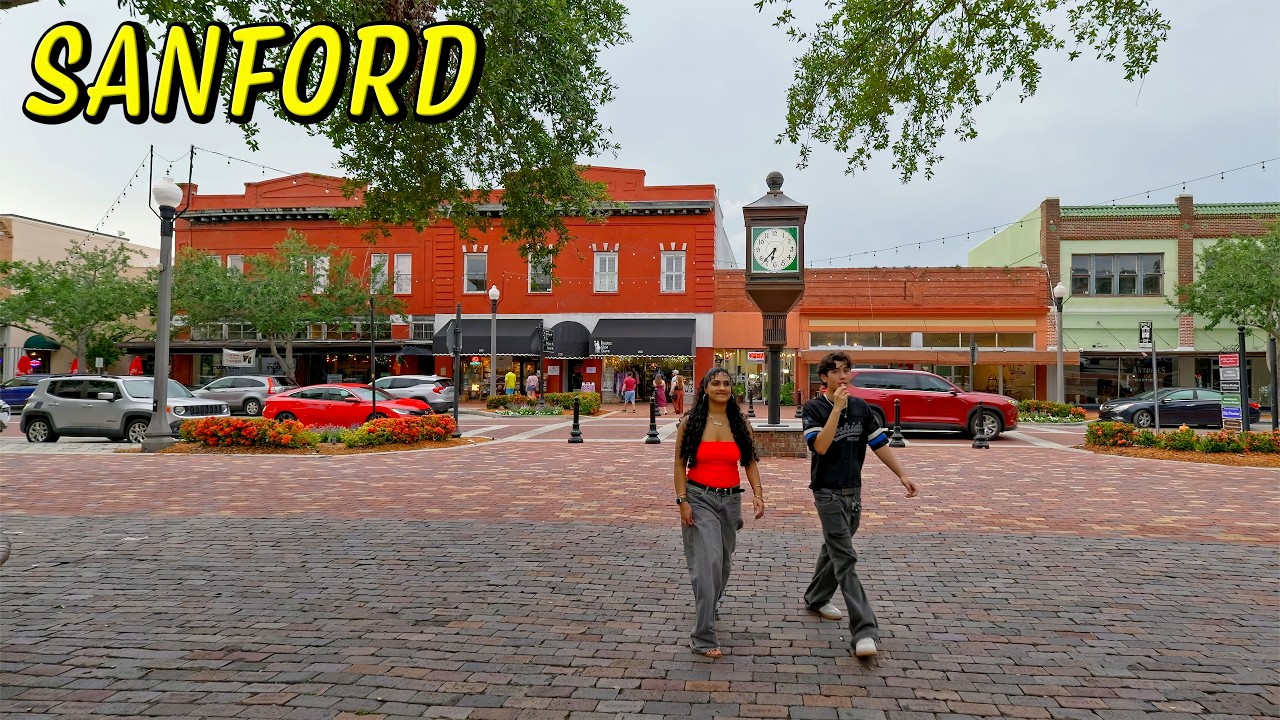 Walking Through Sanford FL | Shops, Cafés & Old Florida Vibes