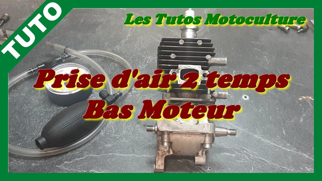 Fuite étanchéité/Prise d'air bas moteur 2 temps , joint spi ( stihl,echo,husqvarna )