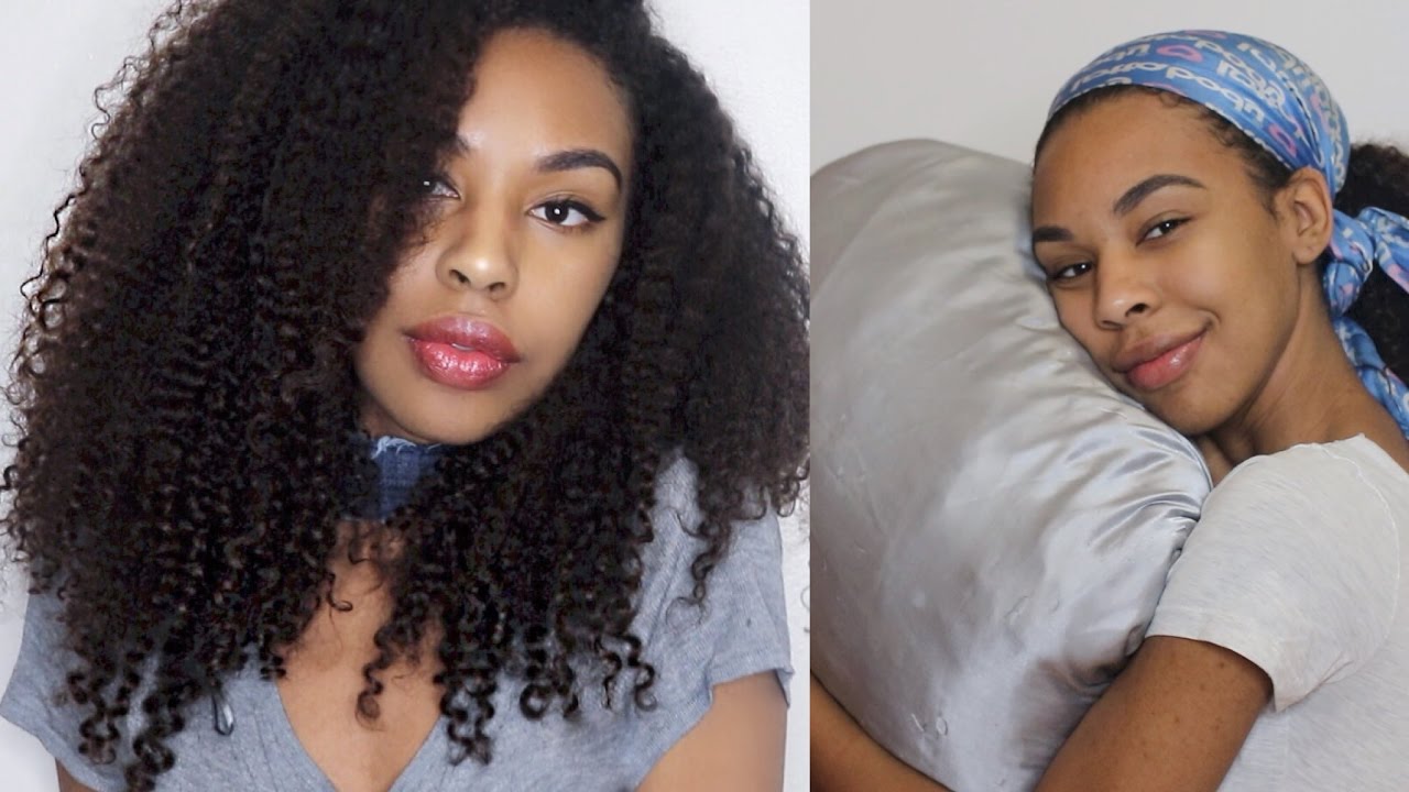 How to sleep with Curly Hair and Preserve your wash and go longer!