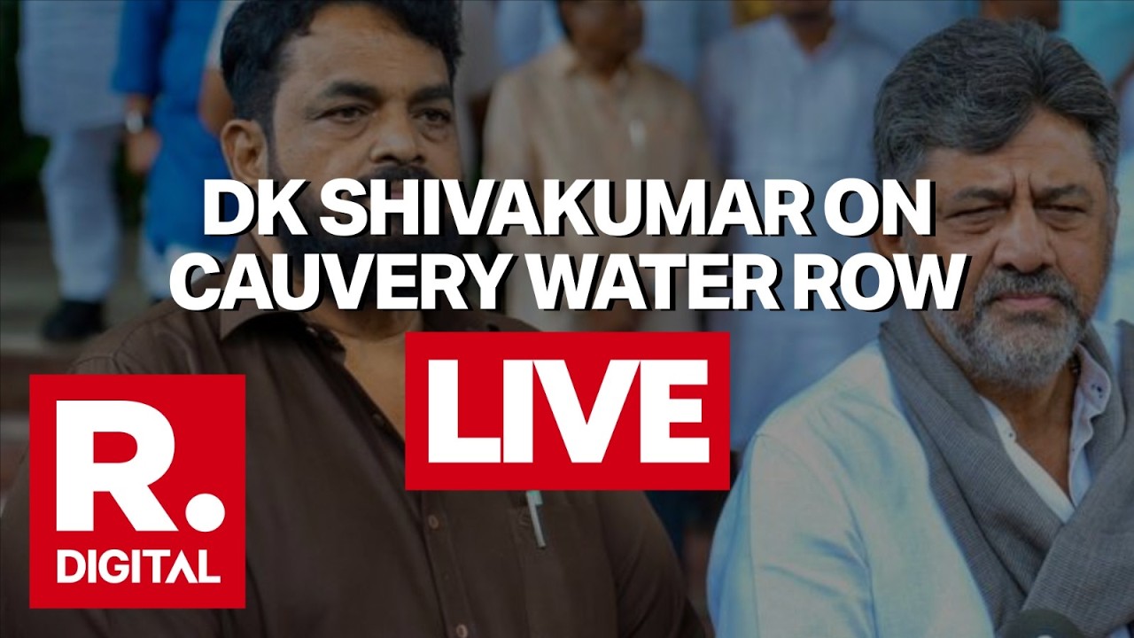 LIVE: K&rsquo;taka CM DK Shivakumar Holds Press Conference On Cauvery Water Situation Amid CWMA Orders