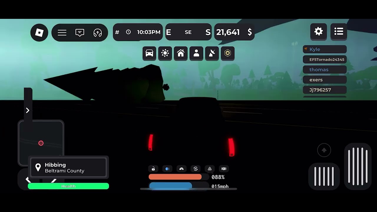EF5 Night Tornado Scene Twisted Roblox By Captain Johnny 