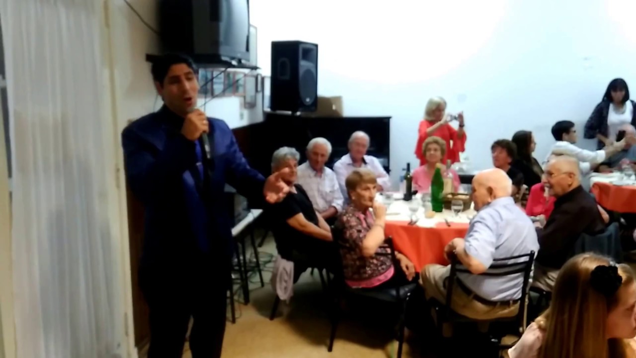 Ariel Ivaldi  show sorpresa cumpleaños Ismael y Mabel Marzo 2017