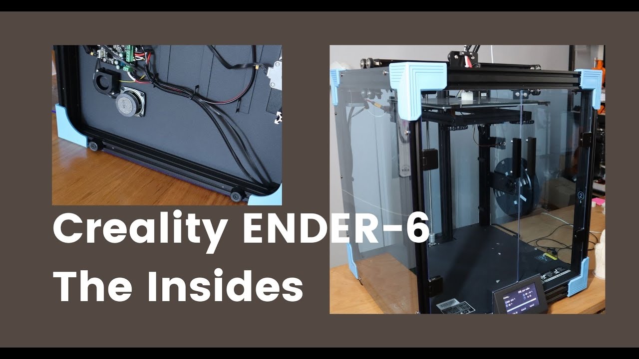 What is on the inside of Creality Ender-6 CoreXY