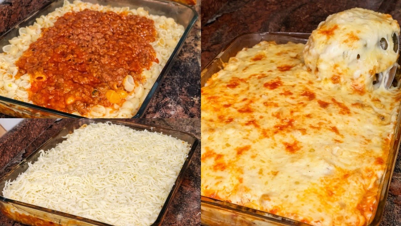 Macarrones Gratinados con Carne y Bechamel Paso a Paso! ¡Receta Fácil Rapida Increíble!