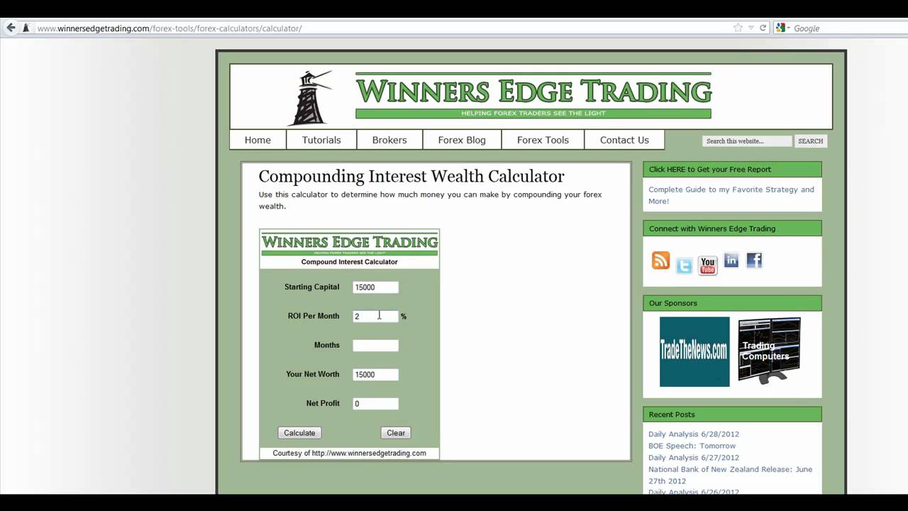 Compounding Wealth Calculator
