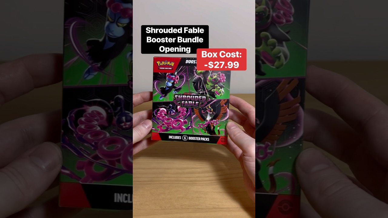 Opening Pokémon Shrouded Fable Booster Bundle Box!