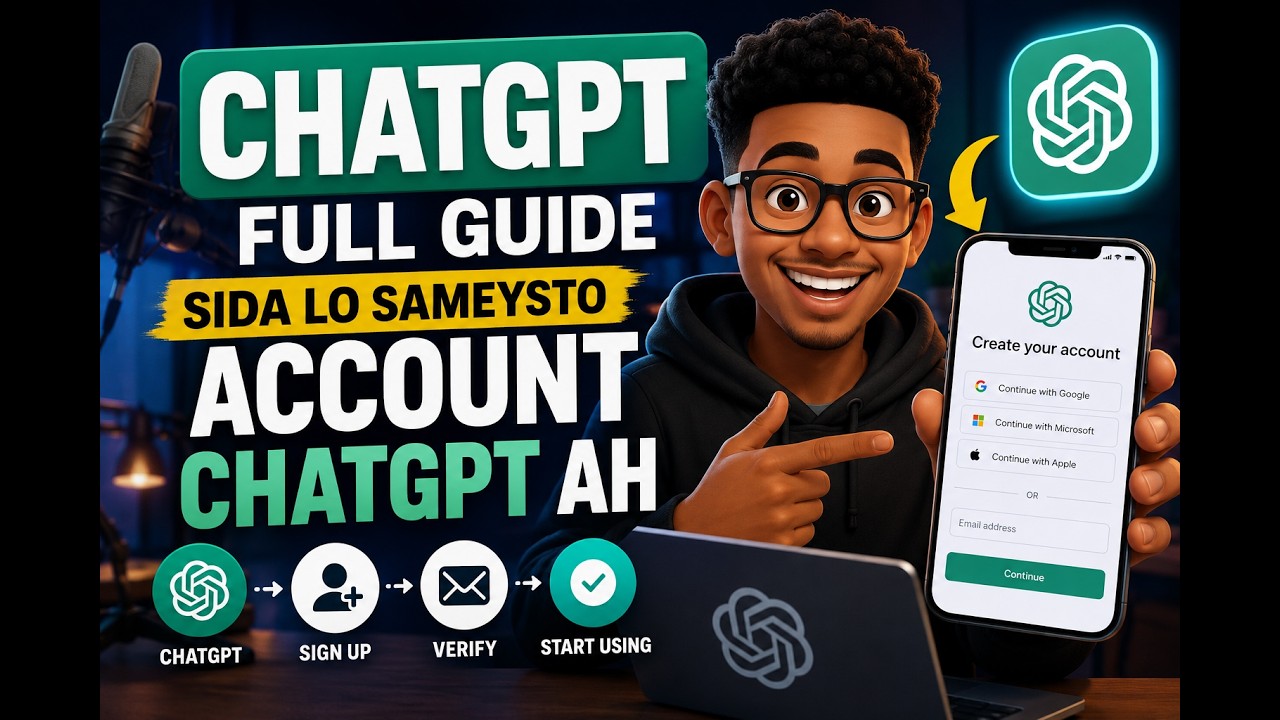 ChatGPT | sida loo sameysto account iyo sida loo isticmaalo | wax badan ka ogoow |