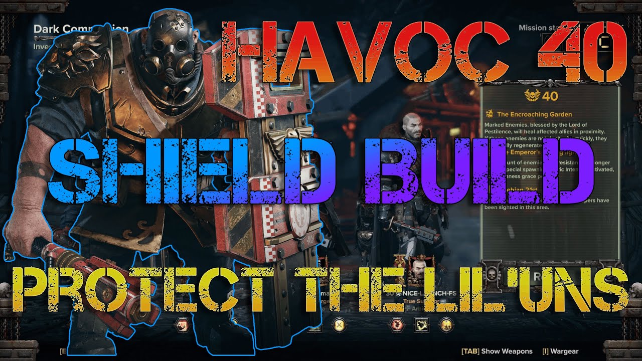 Havoc 40 Огринов: щитовая сборка – удерживайте позицию, ошеломите орду