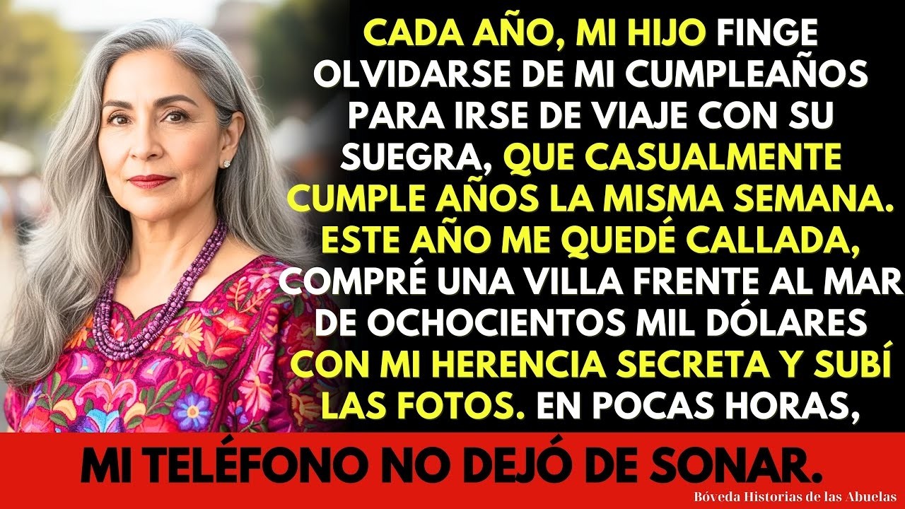 Cada Año Mi Familia Olvidaba Mi Cumpleaños. Este Año Guardé Silencio y Compré Mi Villa… y Ellos