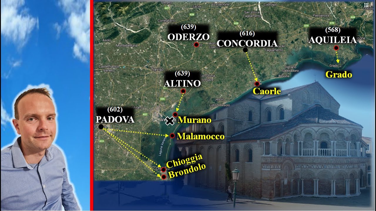 La nascita di Venezia 04 - La fuga in laguna (Murano, Torcello, Cittanova)