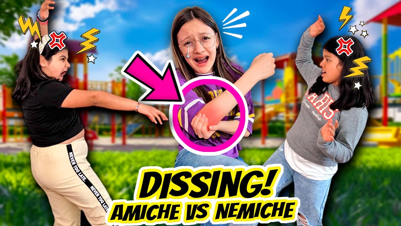 DISSING! AMICHE LITIGANO E SPINGONO SOFI CHE CADE E SI FA MALE!  BRACCIO ROTTO ANDIAMO IN OSPEDALE