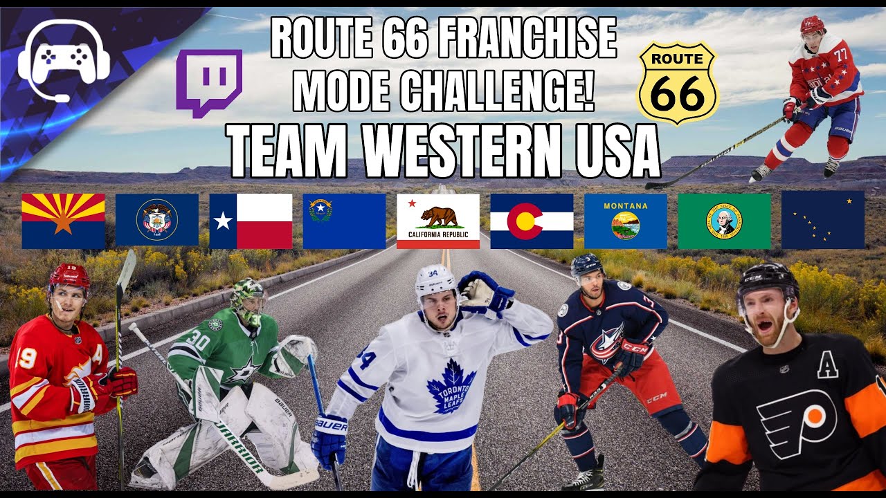TEAM WESTERN USA | NHL 21 | Route 66 Franchise Mode Challenge