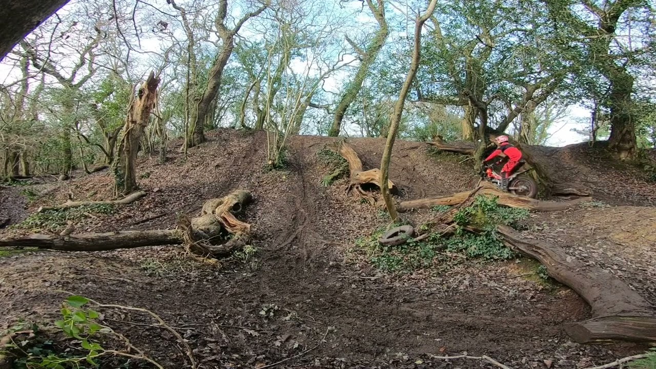 Beta evo 250cc trials training in Cornwall