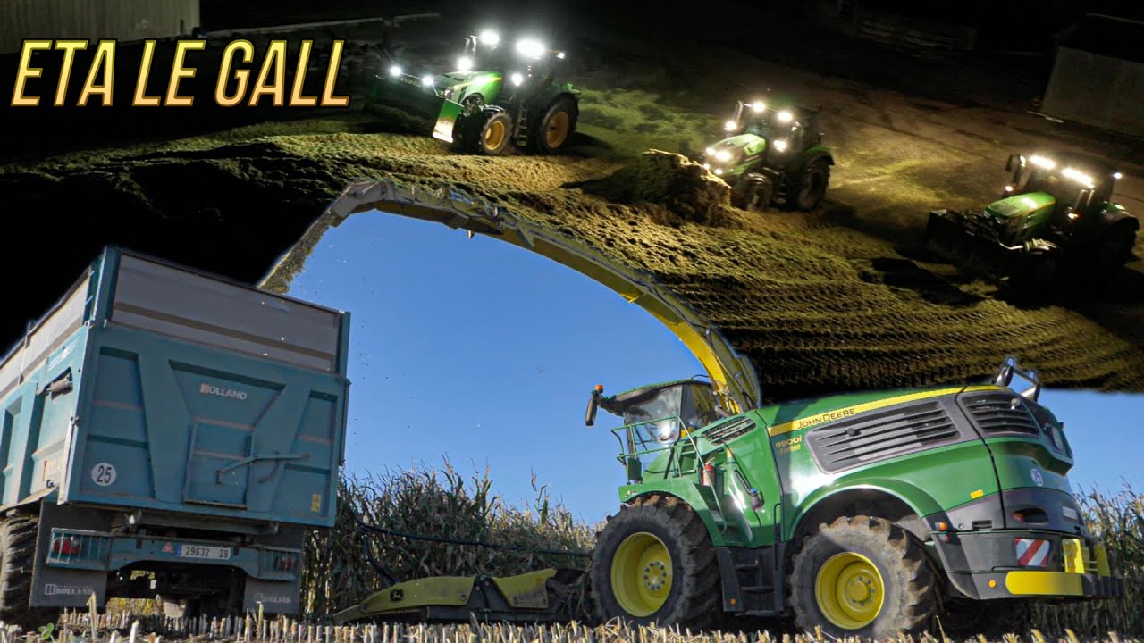 🇨🇵Big silage John Deere 9900i de 12 rangs🌽🌽I x12 bennes I x3 tasseurs I ETA LE GALL