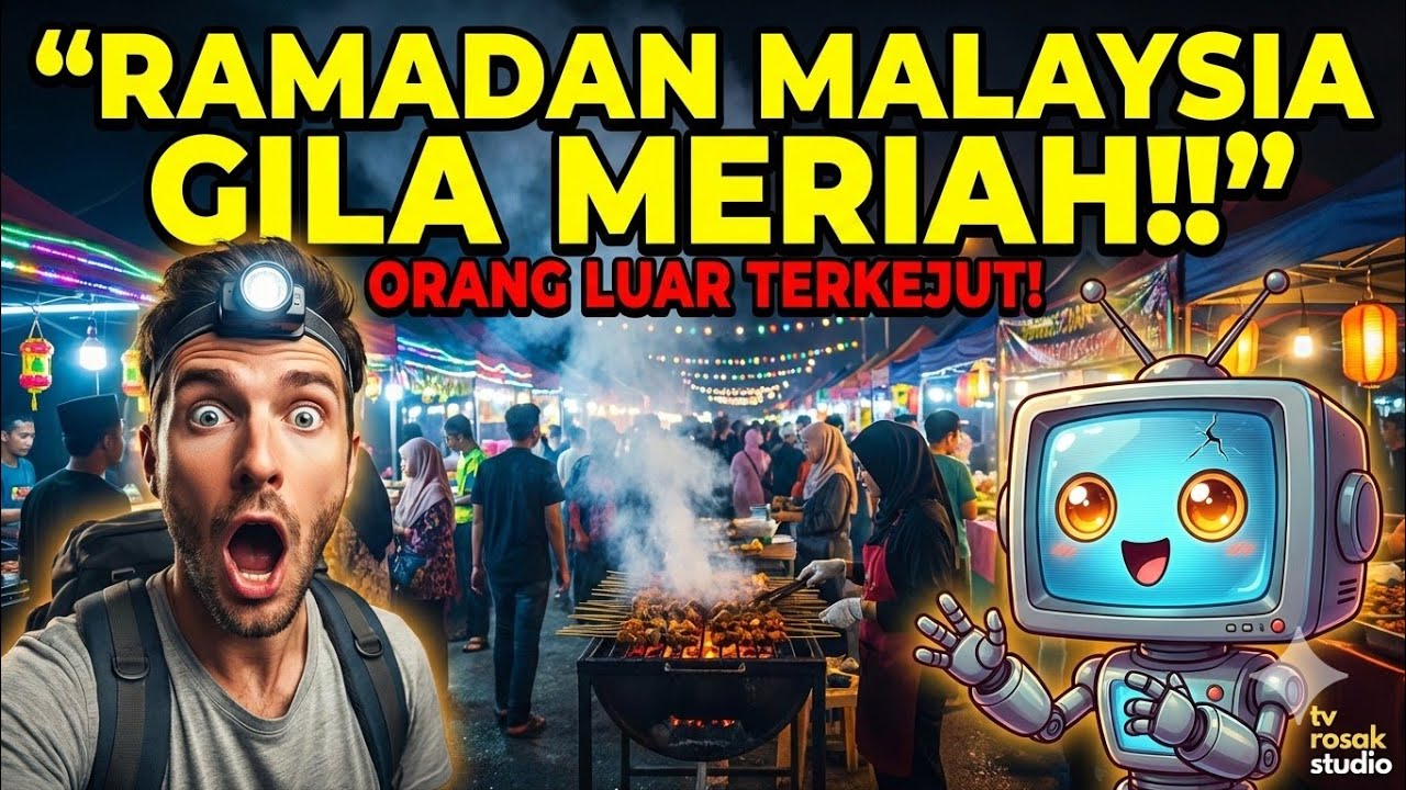 Reaksi Jujur Orang Luar Bila Tengok Bazar Ramadan Malaysia