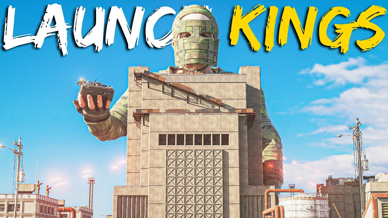 GOD Trio против Launch Site - Rust