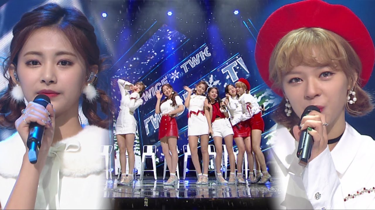 《ADORABLE》 TWICE(트와이스) - Merry & Happy @인기가요 Inkigayo 20171217