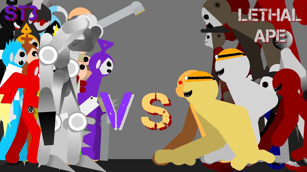 ST3 (Slendytubbies) VS Lethal ape