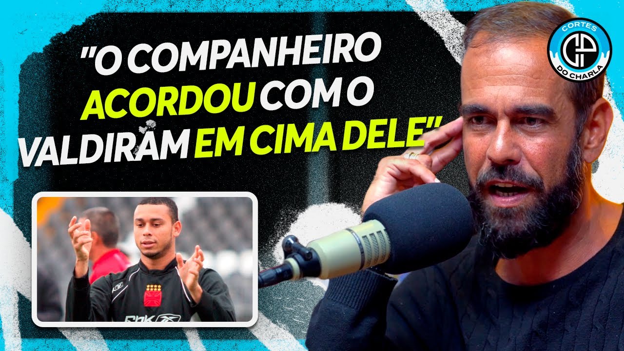 JOGADOR DO VASCO ACORDOU COM VALDIRAM MONTADO NELE