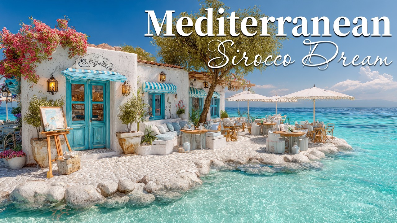 Chill Mediterranean Music & Italian Vibes 🌊🏡 Relaxing Italian Coastal Music & Dreamy Seaside Views