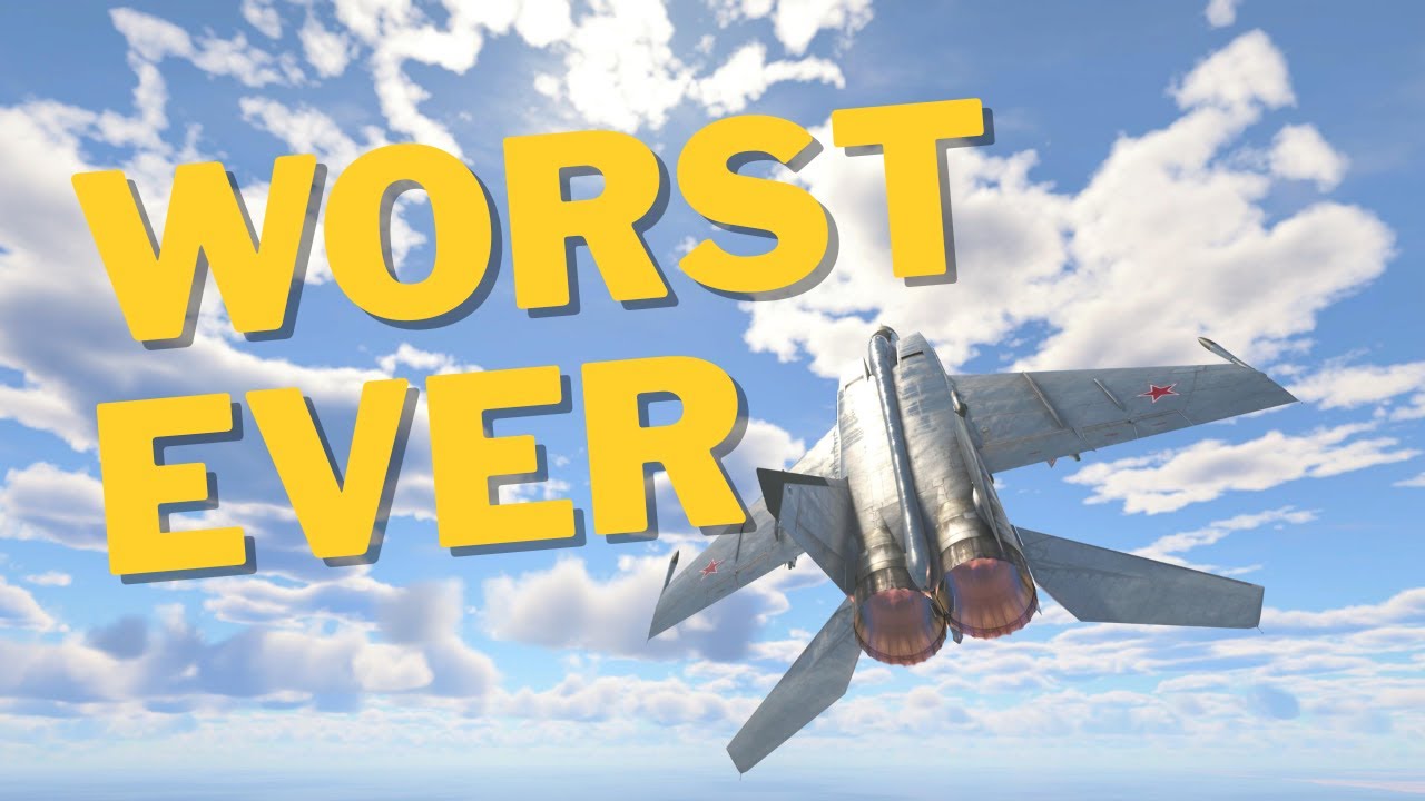 The genuine worst plane in sim...