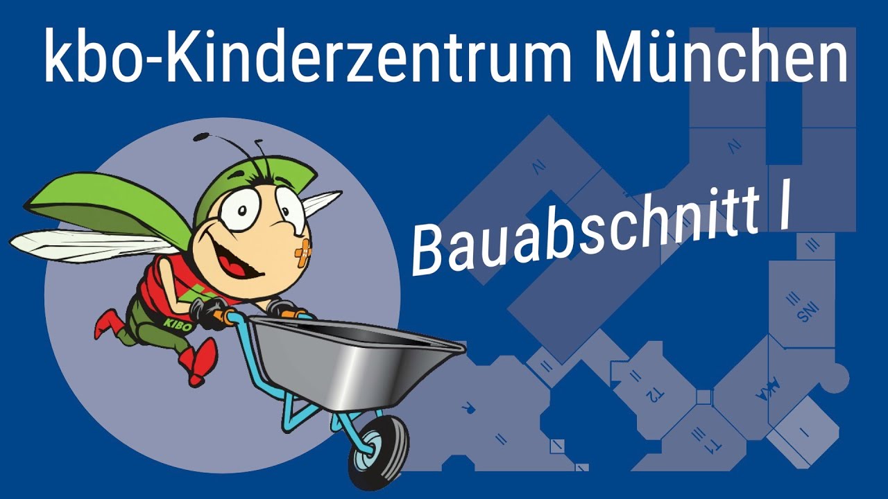 kbo-Kinderzentrum M&uuml;nchen - Blick auf die Baustelle Mai 2022