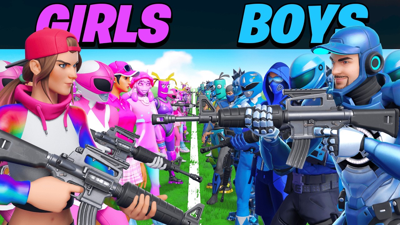 Девушки из Fortnite против парней из Fortnite… Кто лучше?