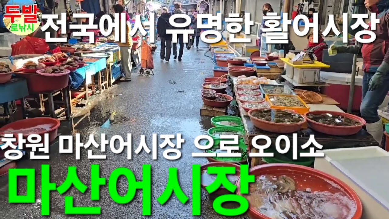 #마산어시장 #전국에서 #유명한 #활어시장 #꼼장어 #돌장어 #광어 #대방어 #전복 #돌문어 #싸고 #싱싱한 활어시장 #친절하고 #정겨운 #마산으로 #오이소