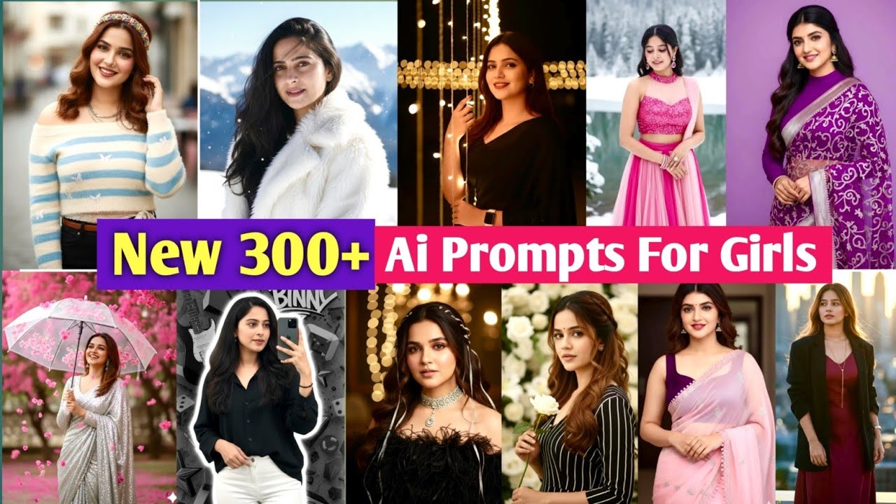 Girls Trending Ai photo prompts | Google Gemini Photo Prompts For Girls | Part 2