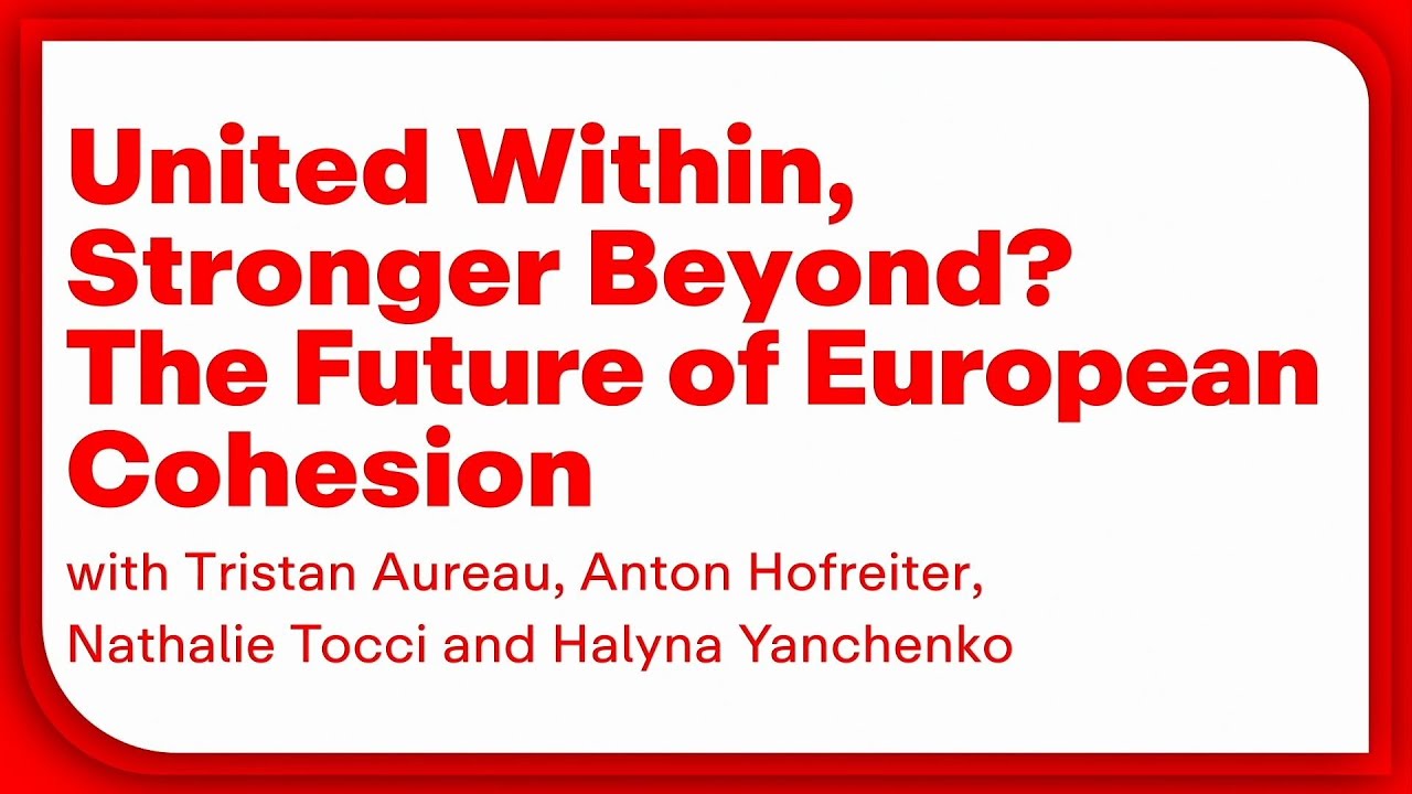 Berlin Foreign Policy Forum 2025 | The Future of European Cohesion