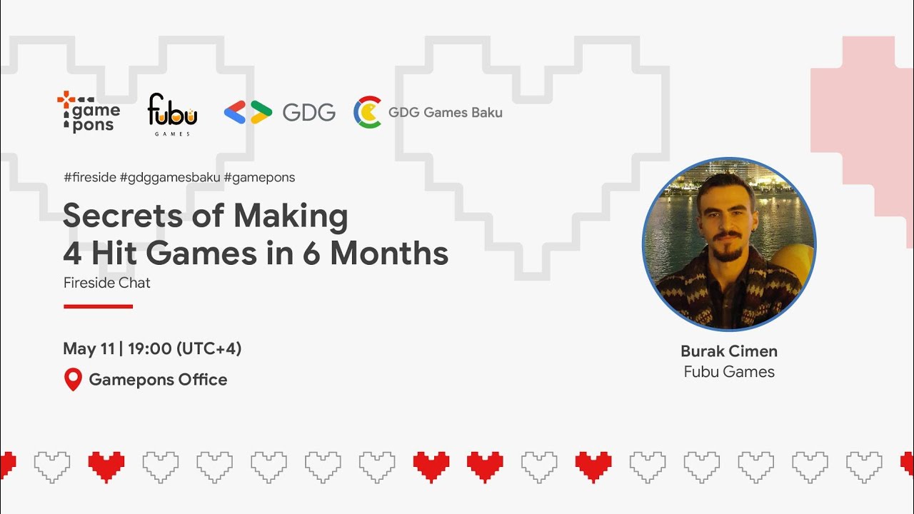 Secrets of making 4 hit games in 6 months  with Burak Cimen