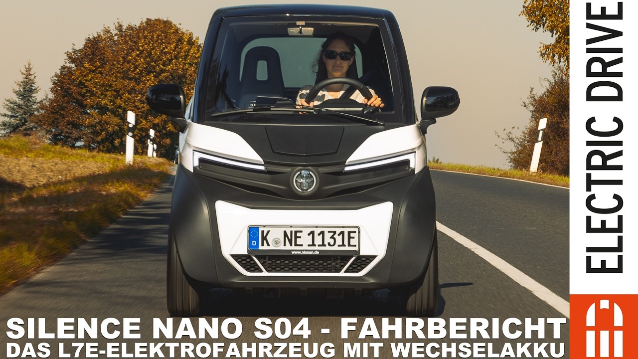 Silence Nano S04 - DAS L7e Elektrofahrzeug (80 km/h) mit Wechselakku im ersten Test | Electric Drive