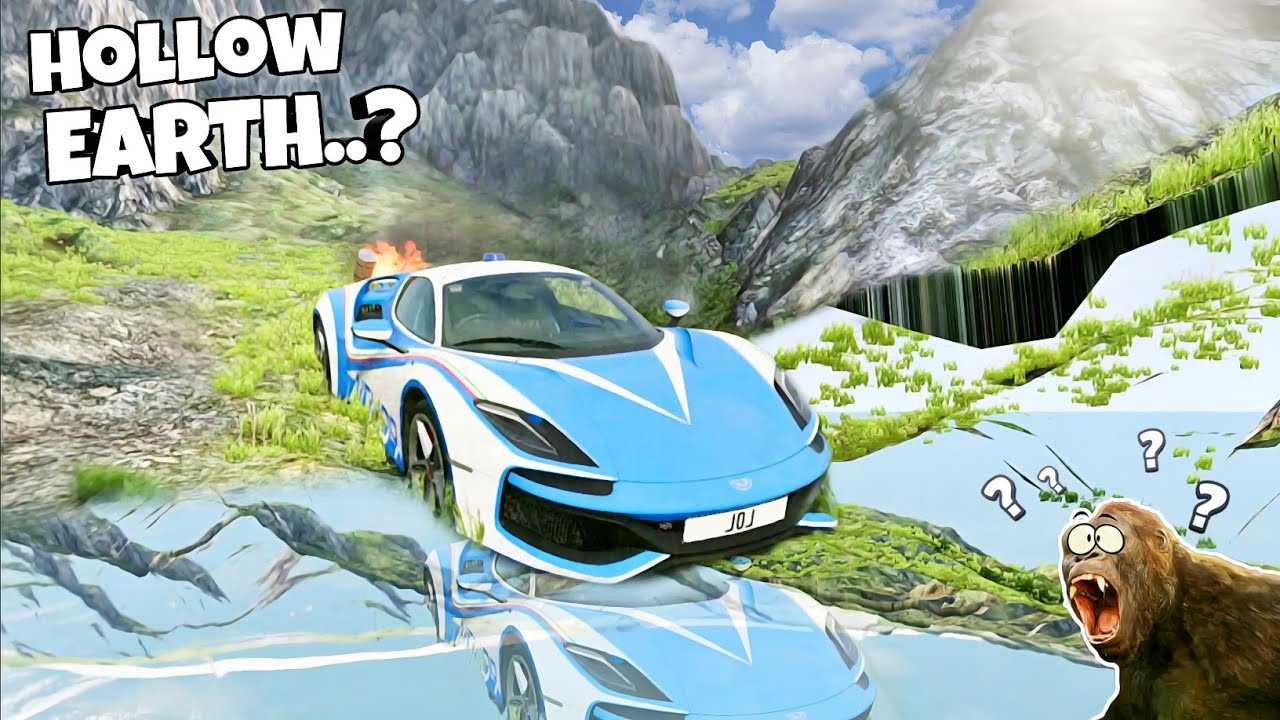Падающие машины 😱 #3 | Секретное место 🤫 - [BeamNG.Drive]