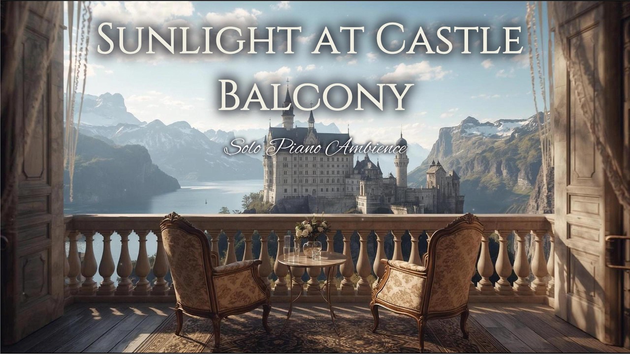 Sunlight at the Castle Balcony | Relaxing Solo Piano Ambience