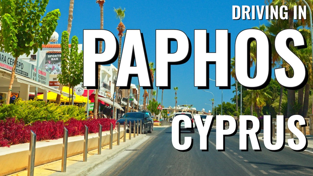 4K POV Driving in Paphos - Cyprus