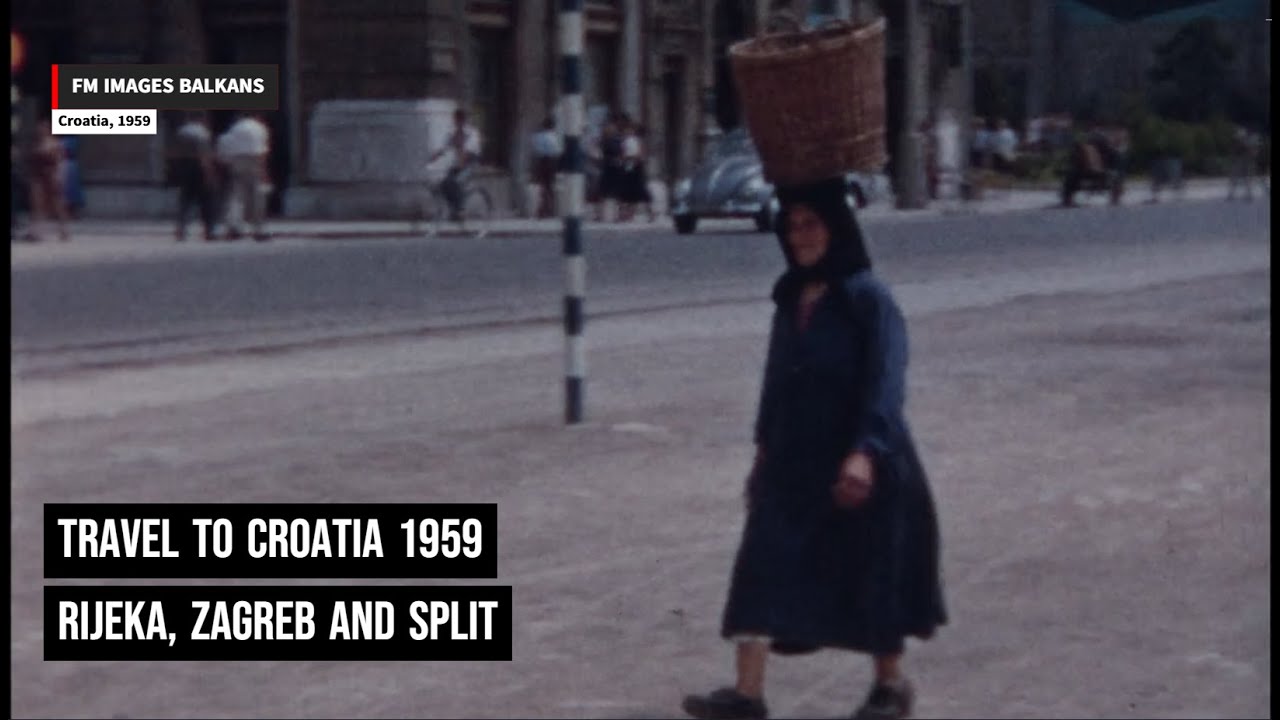 Travel to Croatia 1959: Rijeka, Zagreb and Split