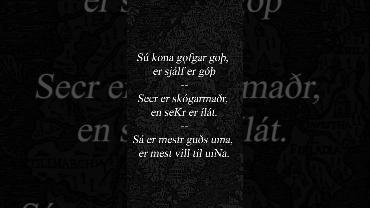 Hur kan vi k&auml;nna till det fornnordiska uttalet?